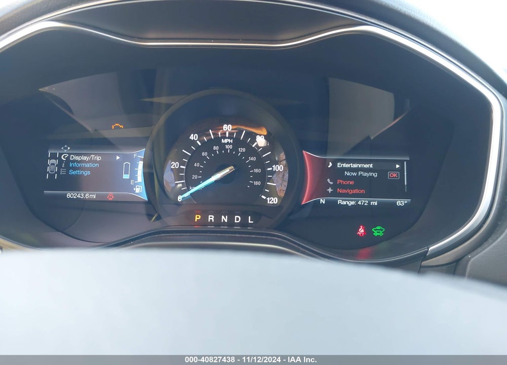 2019 FORD FUSION HYBRID SE VIN: 3FA6P0LU9KR163534