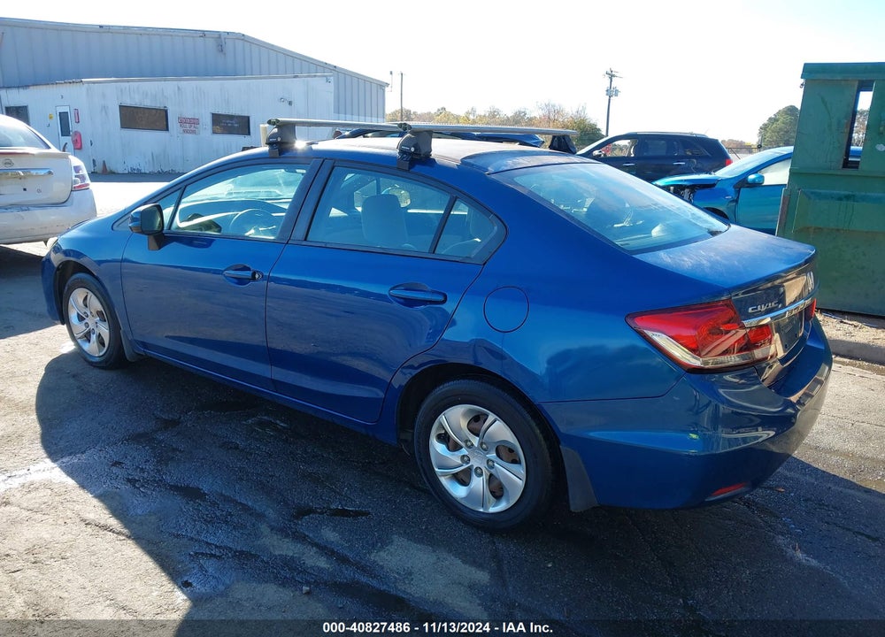 2013 HONDA CIVIC LX VIN: 2HGFB2F53DH598333
