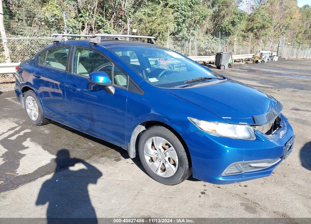 2013 HONDA CIVIC LX VIN: 2HGFB2F53DH598333