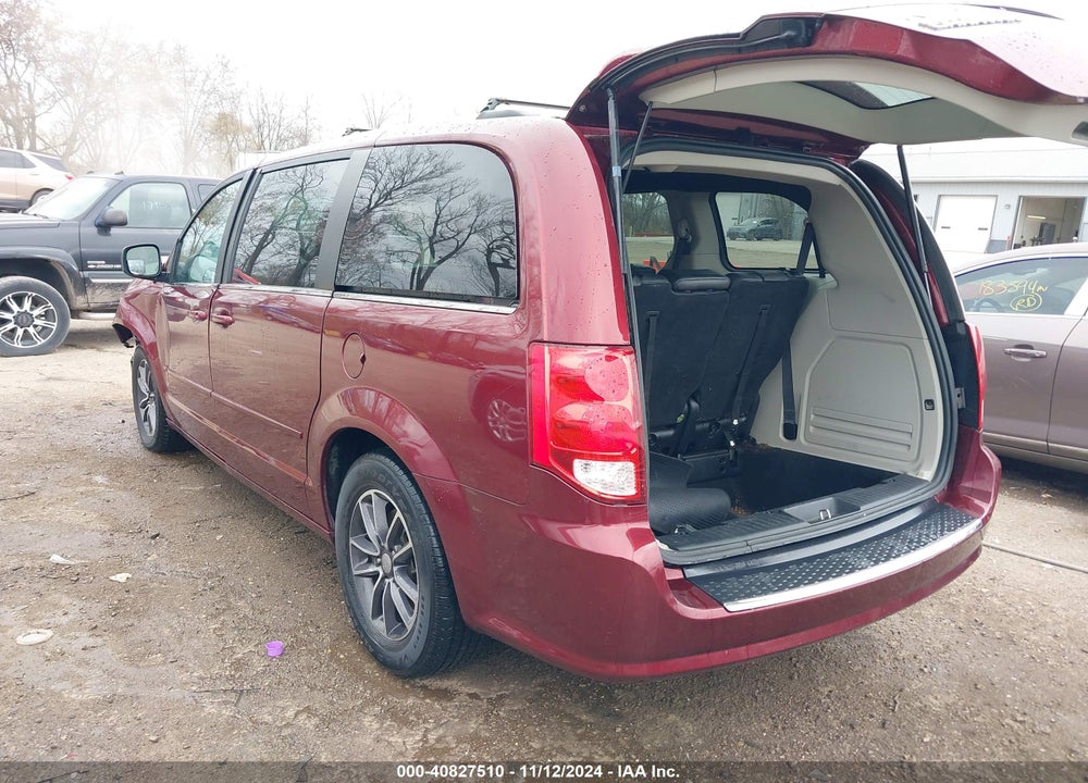 2017 DODGE GRAND CARAVAN SXT VIN: 2C4RDGCG3HR691006