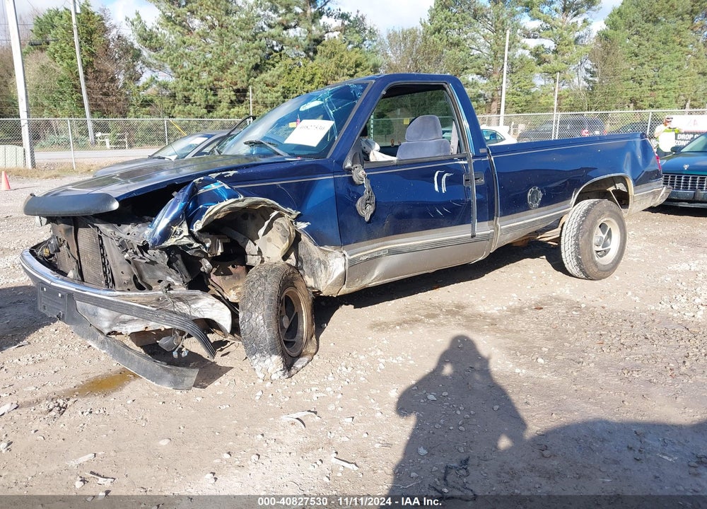 1998 CHEVROLET C1500 FLEETSIDE VIN: 1GCEC14R6WZ184778
