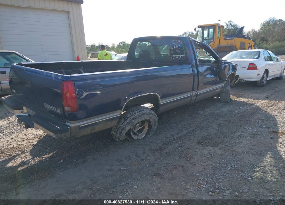 1998 CHEVROLET C1500 FLEETSIDE VIN: 1GCEC14R6WZ184778