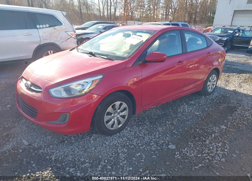 2017 HYUNDAI ACCENT VIN: KMHCT4AE4HU237998