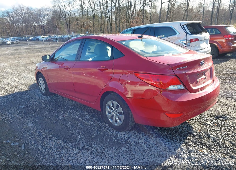 2017 HYUNDAI ACCENT VIN: KMHCT4AE4HU237998