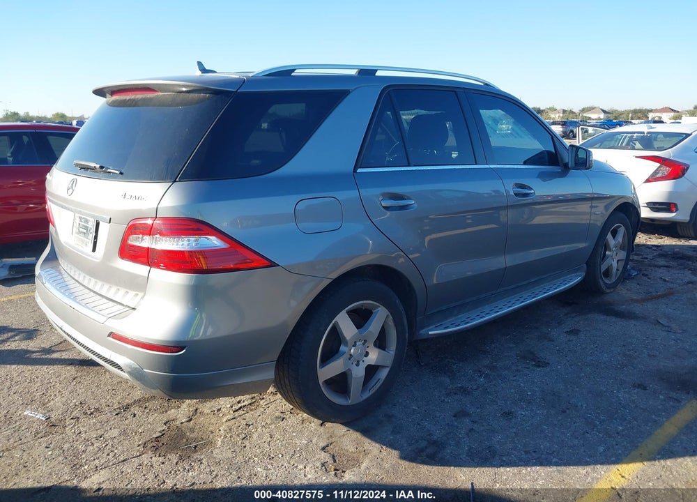 2012 MERCEDES-BENZ ML 550 4MATIC VIN: 4JGDA7DB4CA012875