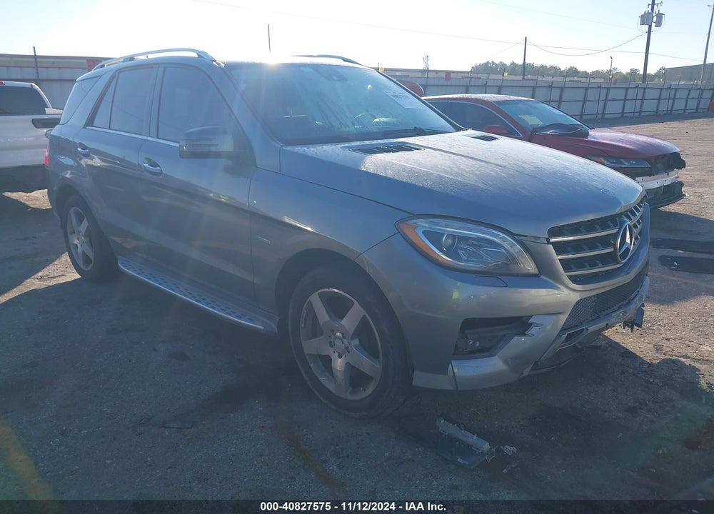 2012 MERCEDES-BENZ ML 550 4MATIC VIN: 4JGDA7DB4CA012875