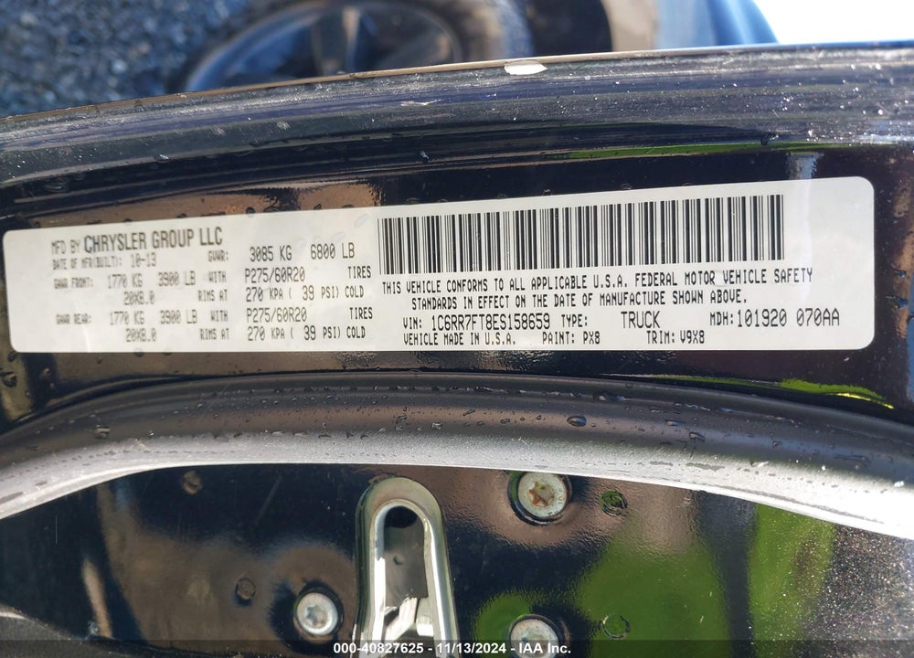 2014 RAM 1500 EXPRESS VIN: 1C6RR7FT8ES158659