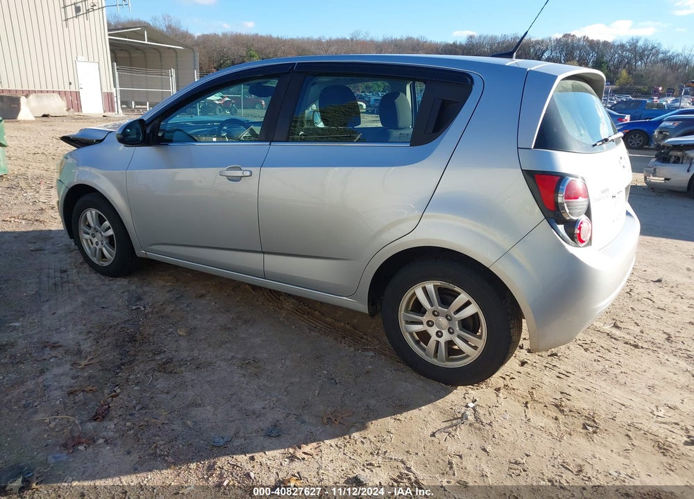 2013 CHEVROLET SONIC LT MANUAL VIN: 1G1JD6SH6D4201259