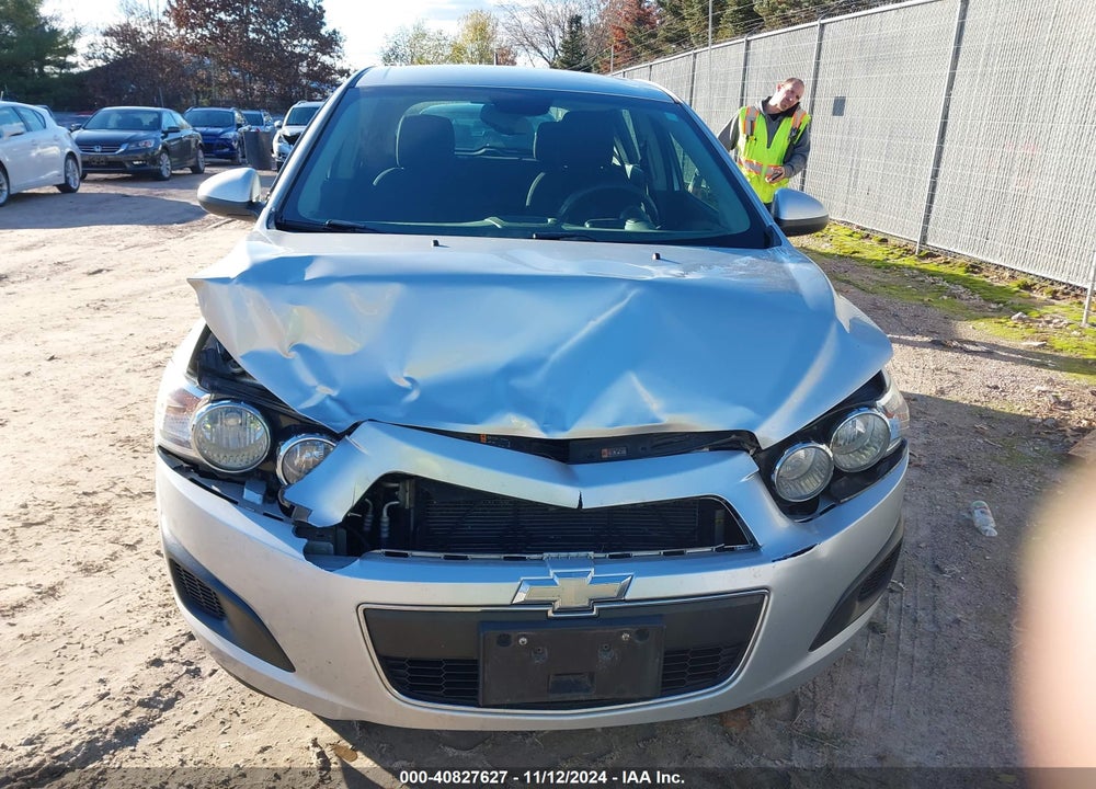 2013 CHEVROLET SONIC LT MANUAL VIN: 1G1JD6SH6D4201259