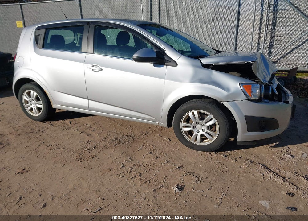 2013 CHEVROLET SONIC LT MANUAL VIN: 1G1JD6SH6D4201259