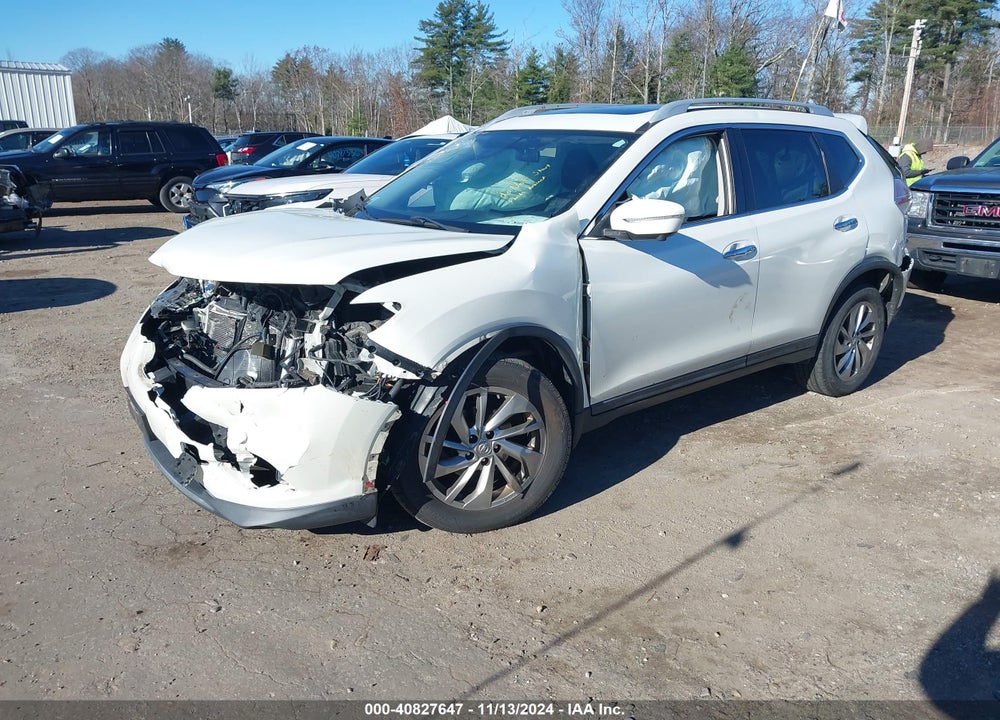 2015 NISSAN ROGUE SL VIN: 5N1AT2MV9FC910374