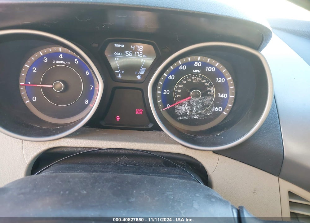 2013 HYUNDAI ELANTRA GLS VIN: KMHDH4AE3DU592550