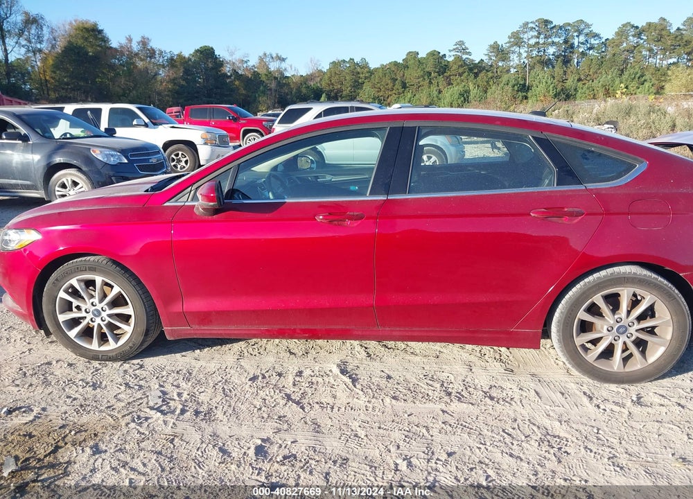 2017 FORD FUSION SE VIN: 3FA6P0HD5HR410775