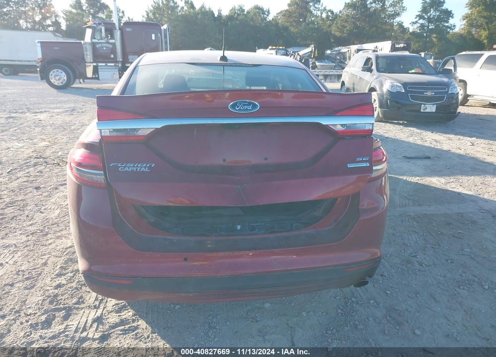 2017 FORD FUSION SE VIN: 3FA6P0HD5HR410775