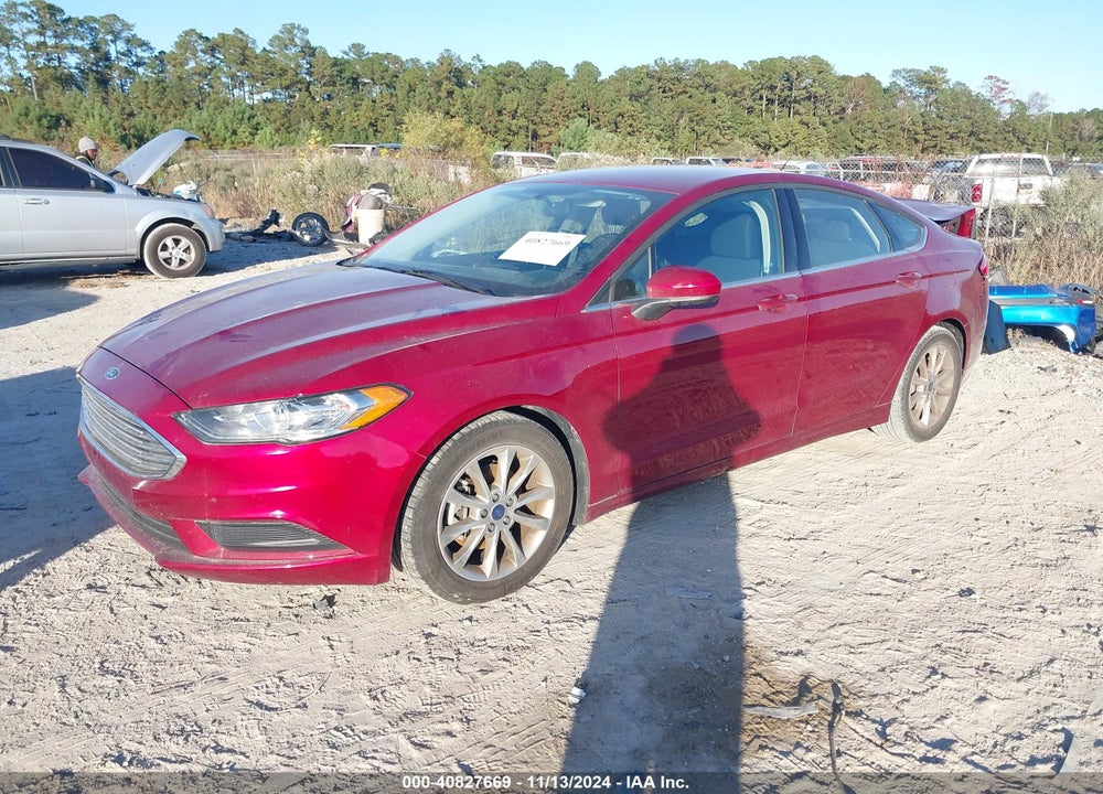 2017 FORD FUSION SE VIN: 3FA6P0HD5HR410775