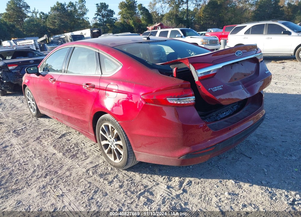 2017 FORD FUSION SE VIN: 3FA6P0HD5HR410775