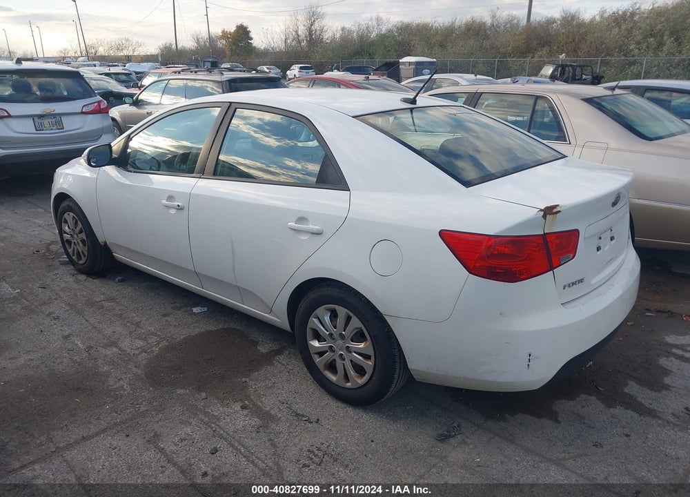 2010 KIA FORTE EX VIN: KNAFU4A23A5843567