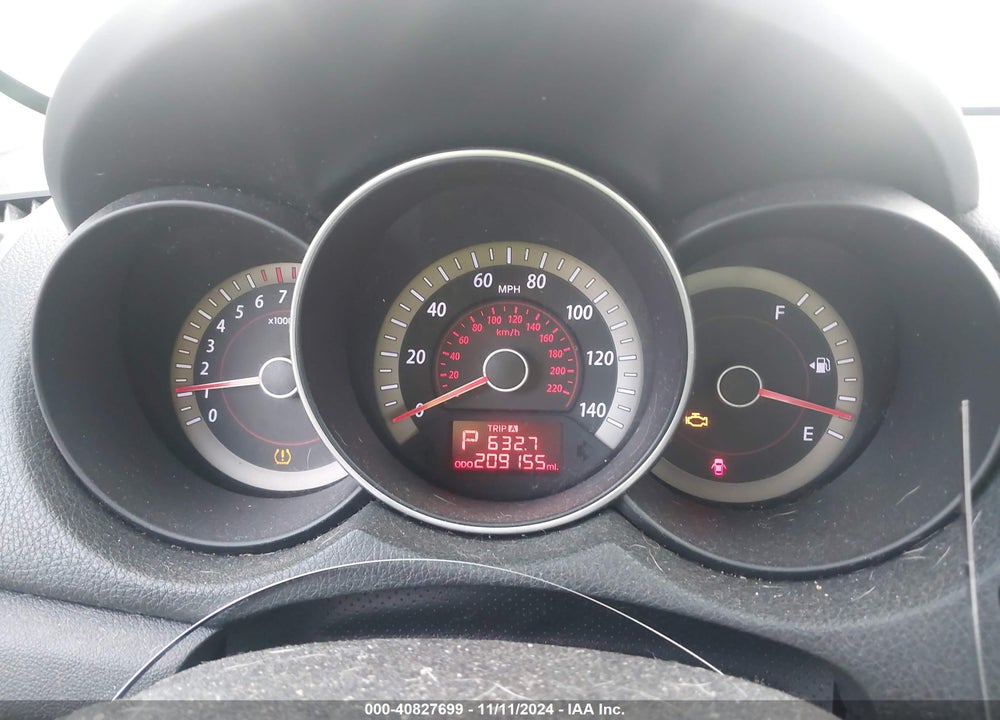 2010 KIA FORTE EX VIN: KNAFU4A23A5843567