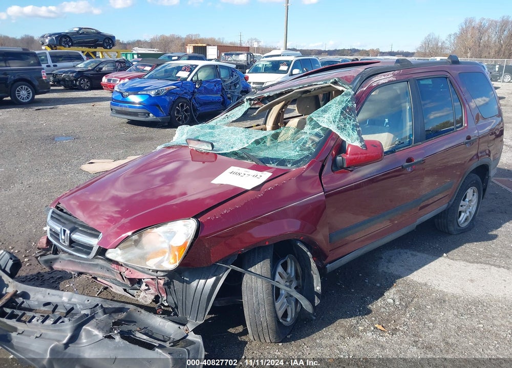 2004 HONDA CR-V EX VIN: SHSRD77894U251440