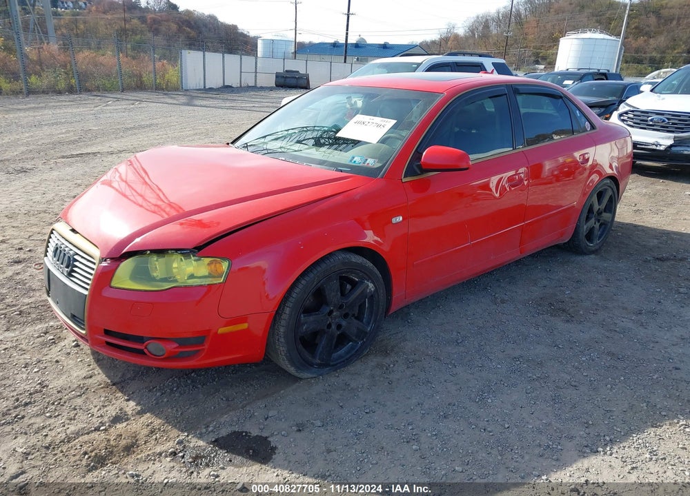 2005 AUDI A4 2.0T VIN: WAUAF68E95A438441