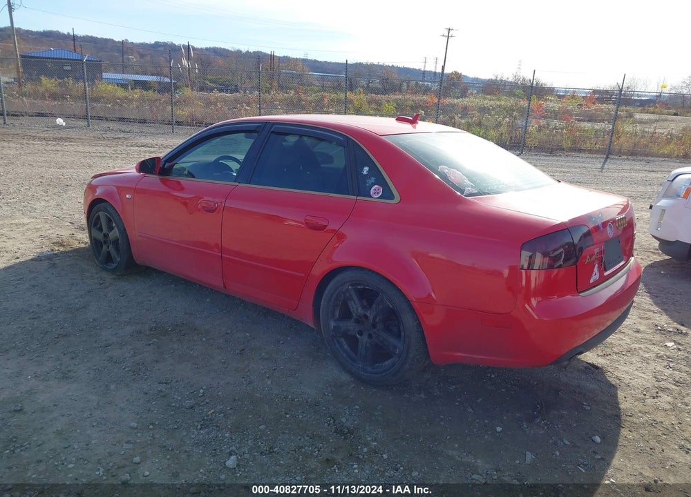 2005 AUDI A4 2.0T VIN: WAUAF68E95A438441