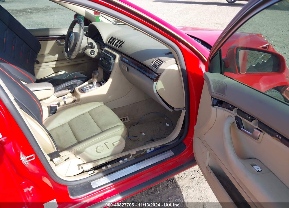 2005 AUDI A4 2.0T VIN: WAUAF68E95A438441