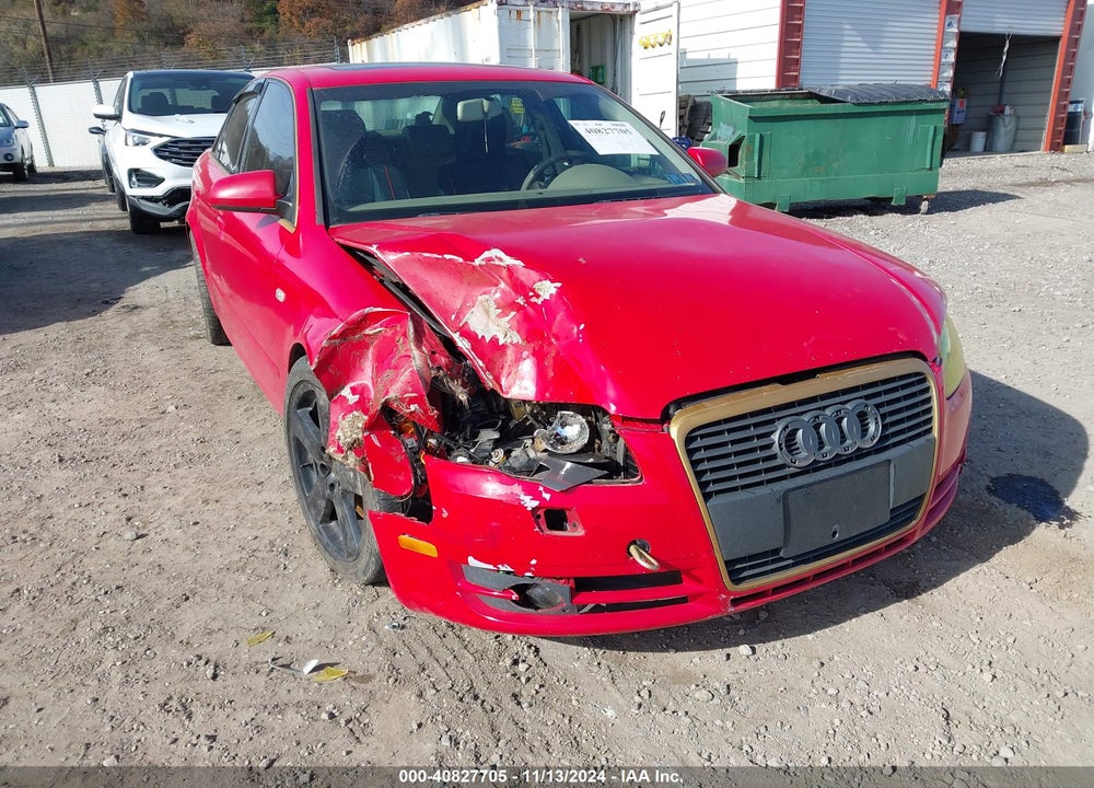 2005 AUDI A4 2.0T VIN: WAUAF68E95A438441