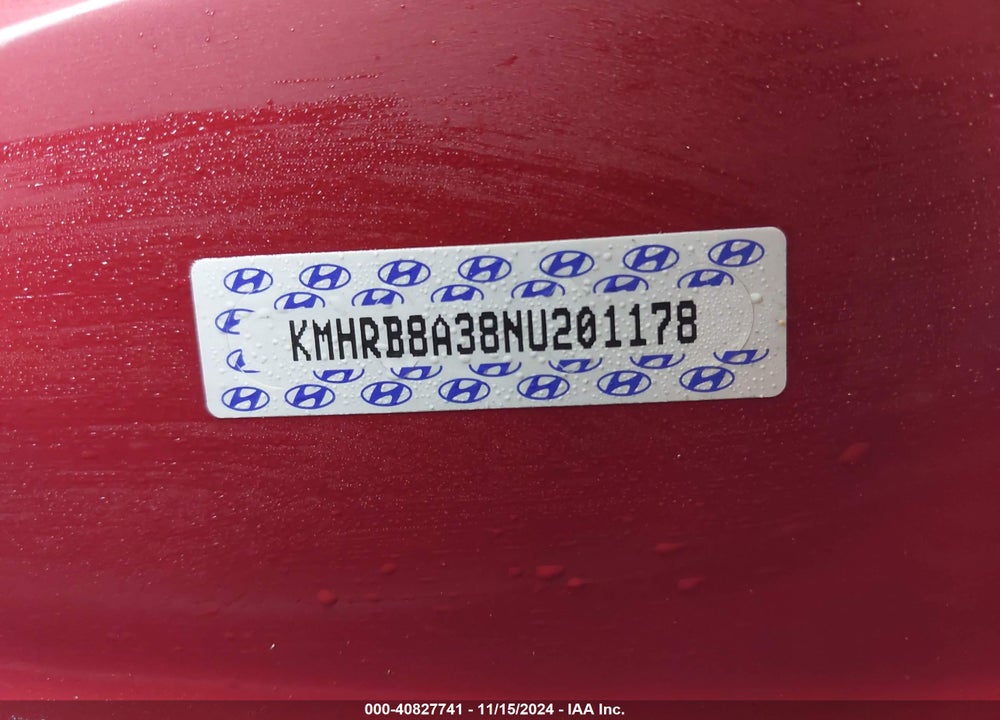 2022 HYUNDAI VENUE SE VIN: KMHRB8A38NU201178