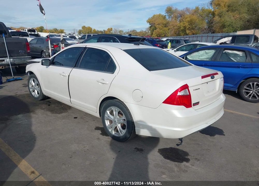 2012 FORD FUSION SE VIN: 3FAHP0HA5CR357356