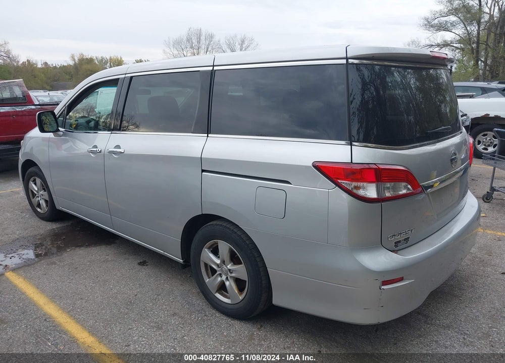 2011 NISSAN QUEST SV VIN: JN8AE2KP6B9001801