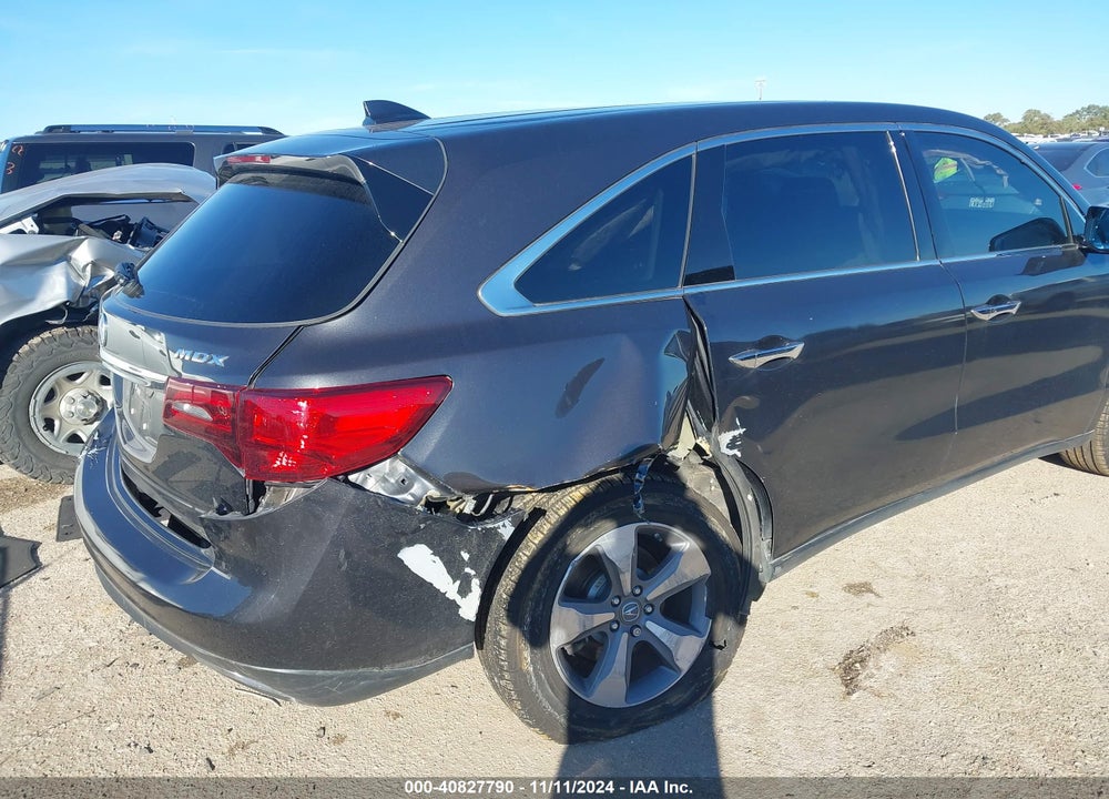 2015 ACURA MDX VIN: 5FRYD3H26FB014184