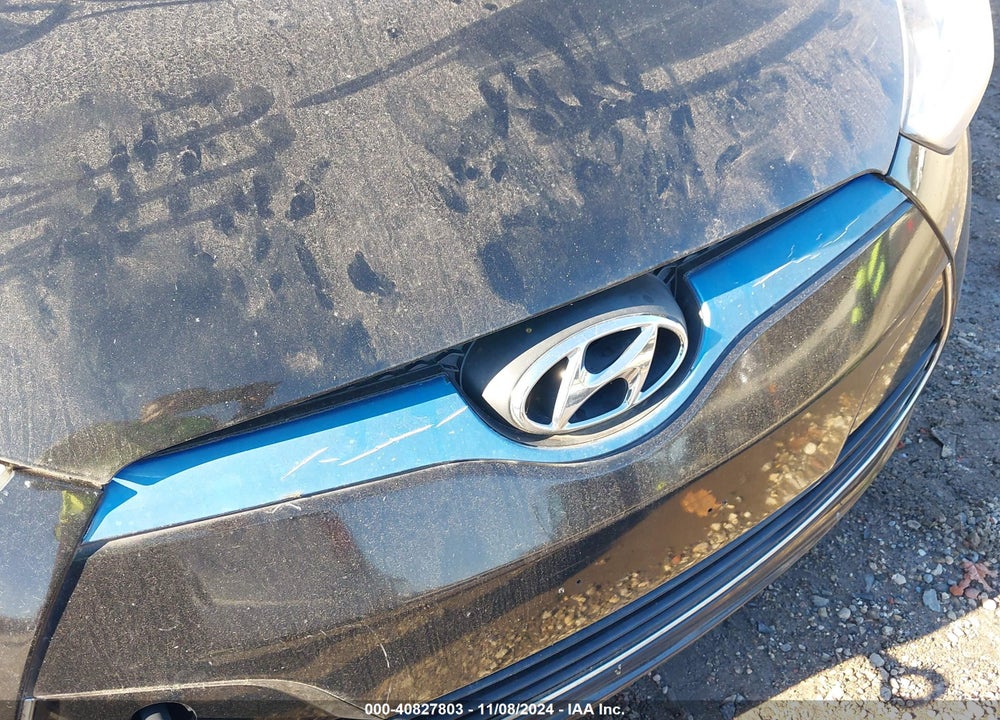 2012 HYUNDAI VELOSTER BASE W/BLACK VIN: KMHTC6AD5CU032654