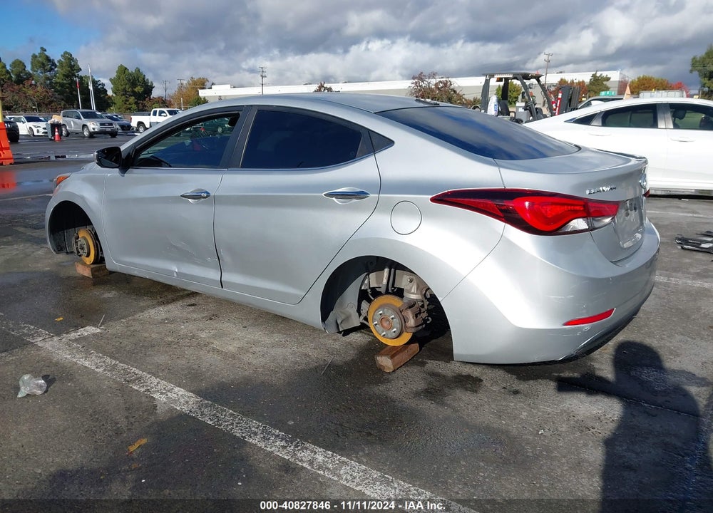 2015 HYUNDAI ELANTRA LIMITED VIN: 5NPDH4AE4FH572132