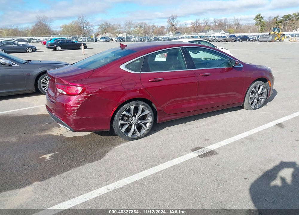 2015 CHRYSLER 200 C VIN: 1C3CCCCG4FN580982