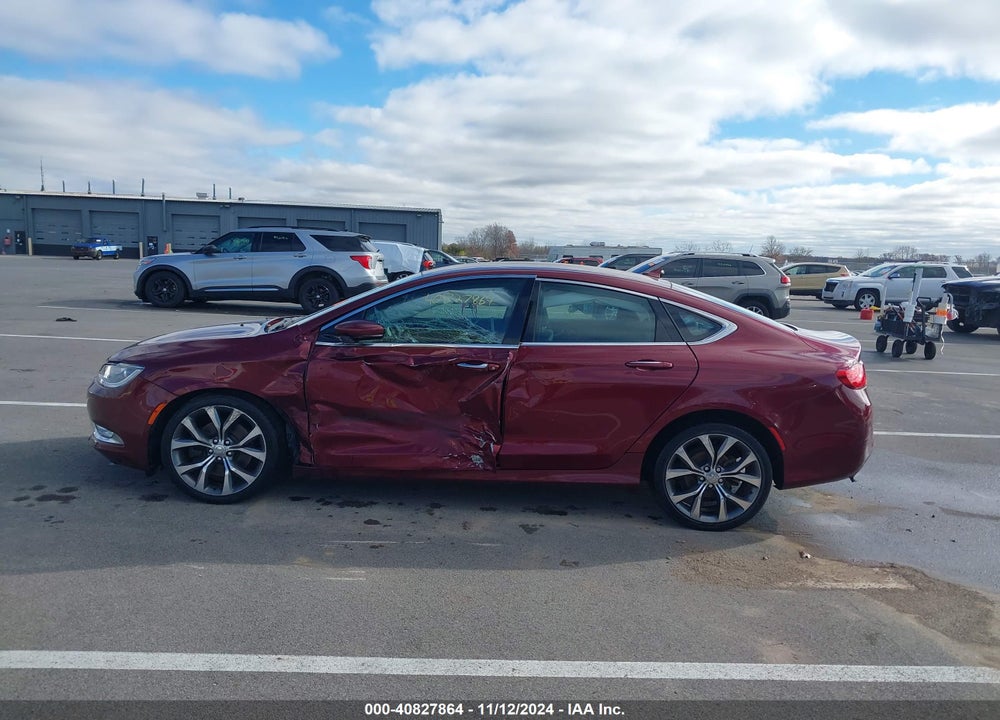 2015 CHRYSLER 200 C VIN: 1C3CCCCG4FN580982