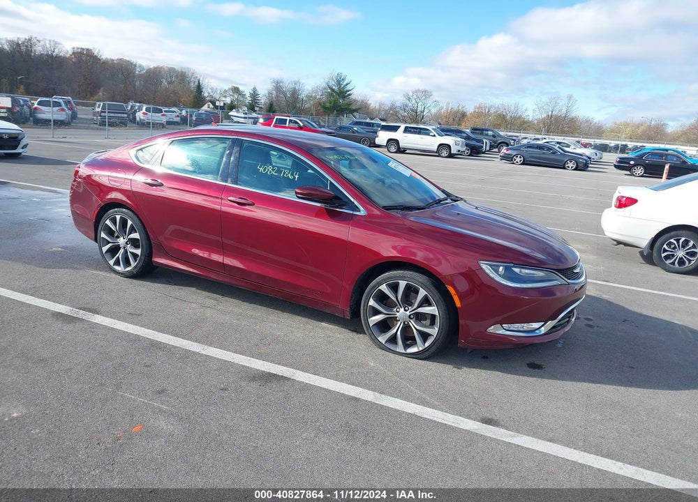 2015 CHRYSLER 200 C VIN: 1C3CCCCG4FN580982