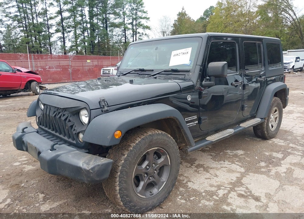 2017 JEEP WRANGLER UNLIMITED SPORT RHD 4X4 VIN: 1C4BJWKG6HL550428