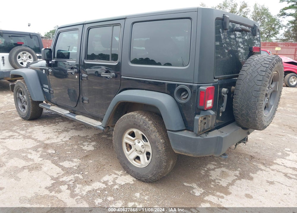 2017 JEEP WRANGLER UNLIMITED SPORT RHD 4X4 VIN: 1C4BJWKG6HL550428