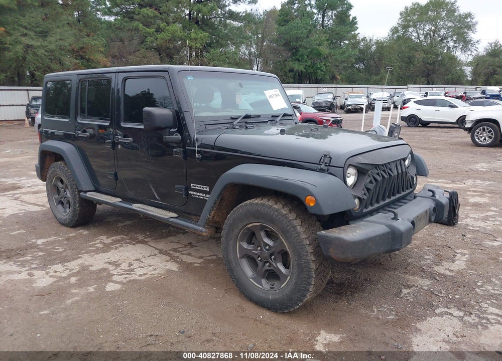 2017 JEEP WRANGLER UNLIMITED SPORT RHD 4X4 VIN: 1C4BJWKG6HL550428