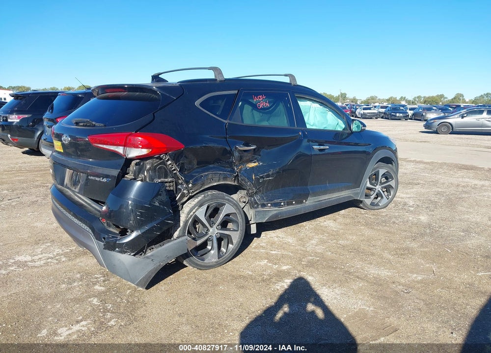 2016 HYUNDAI TUCSON LIMITED VIN: KM8J33A22GU169531