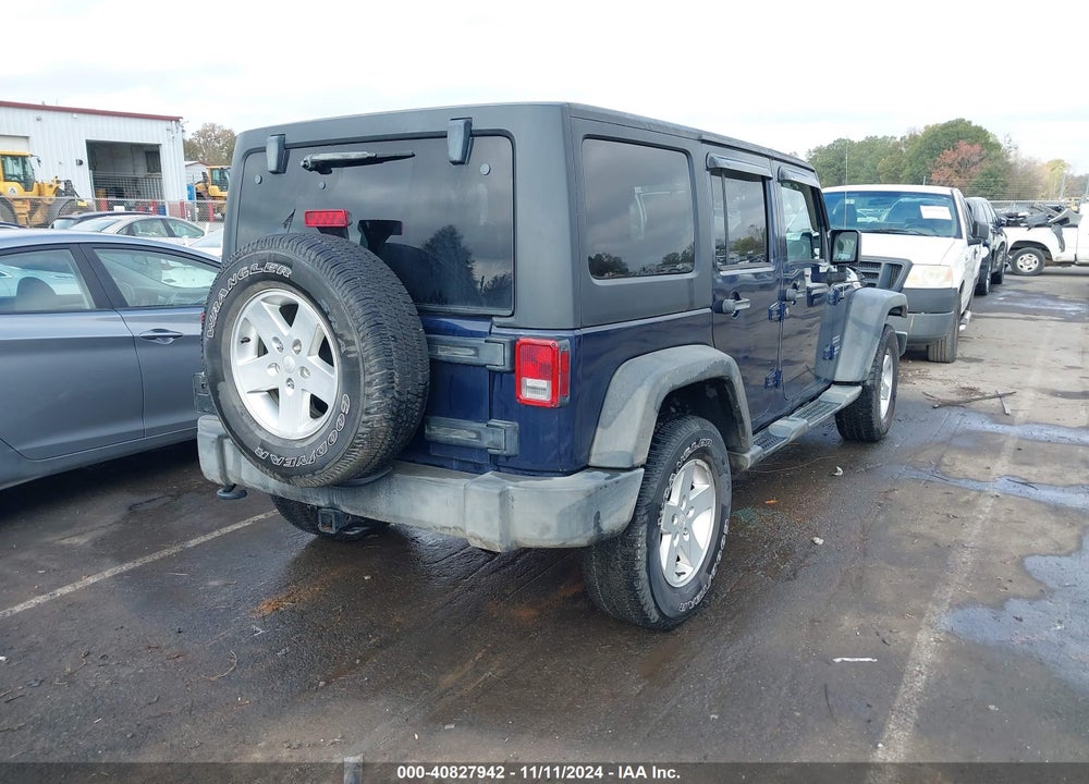 2013 JEEP WRANGLER UNLIMITED SPORT VIN: 1C4BJWDG4DL552850