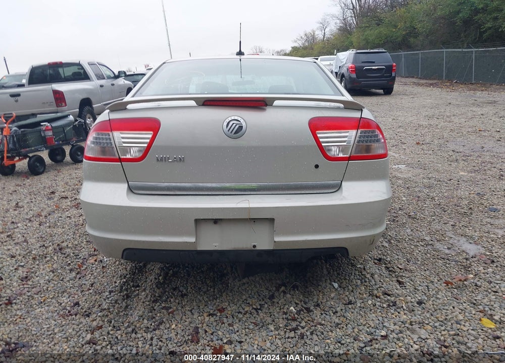 2008 MERCURY MILAN I4 VIN: 3MEHM07Z78R661174