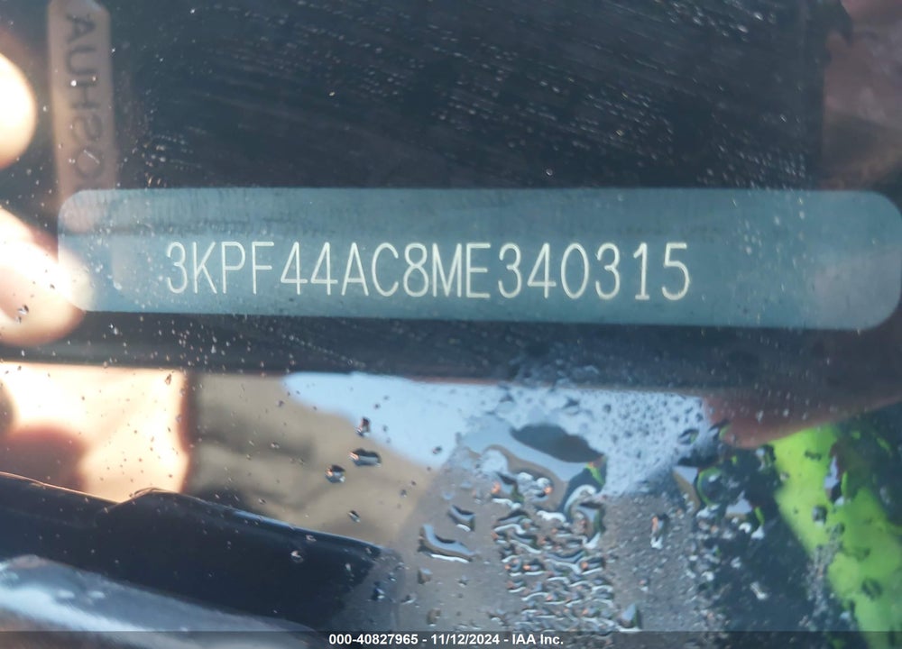 2021 KIA FORTE GT VIN: 3KPF44AC8ME340315