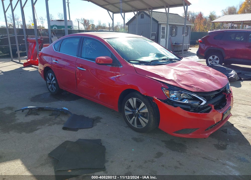 2019 NISSAN SENTRA SV VIN: 3N1AB7AP8KY276828
