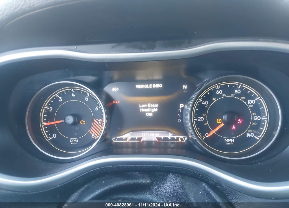 2015 JEEP CHEROKEE TRAILHAWK VIN: 1C4PJMBS3FW654708