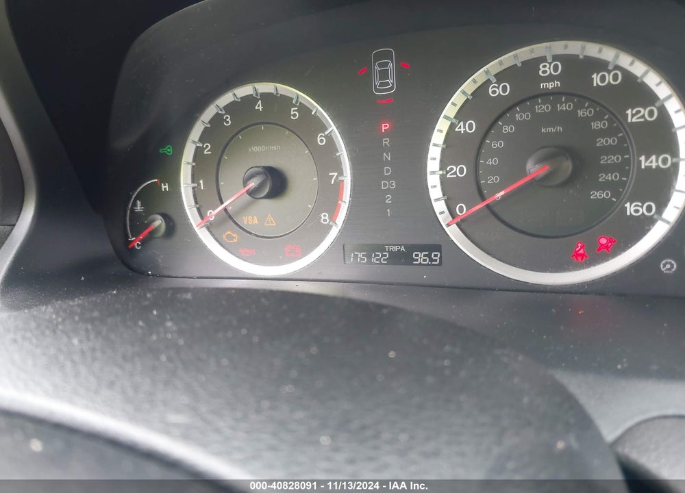 2009 HONDA ACCORD 2.4 EX VIN: 1HGCP26779A067468