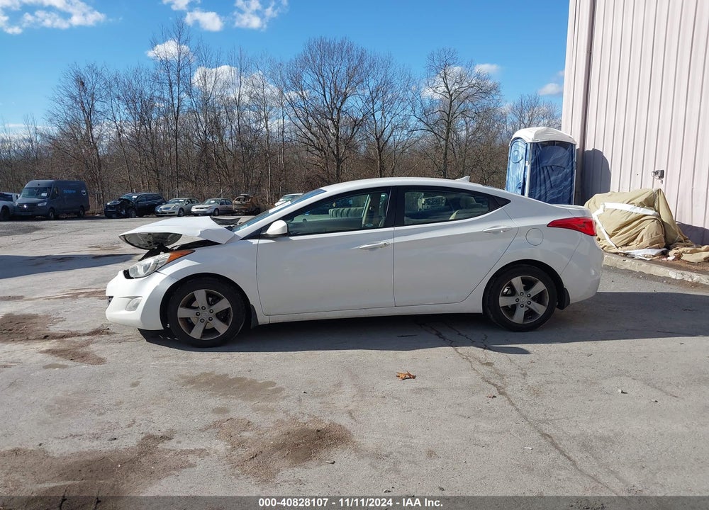 2012 HYUNDAI ELANTRA GLS VIN: 5NPDH4AE9CH136551