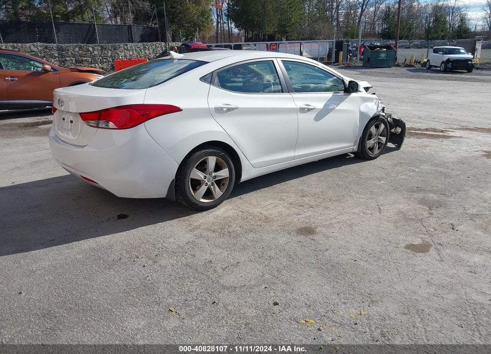2012 HYUNDAI ELANTRA GLS VIN: 5NPDH4AE9CH136551