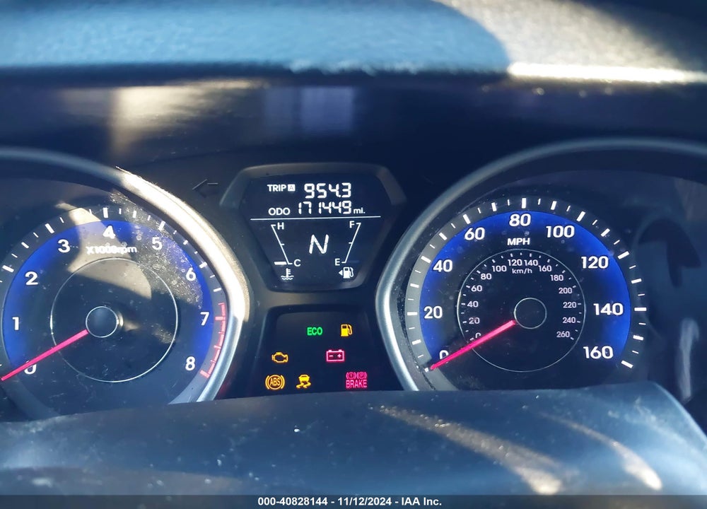 2013 HYUNDAI ELANTRA GLS VIN: KMHDH4AE2DU926681