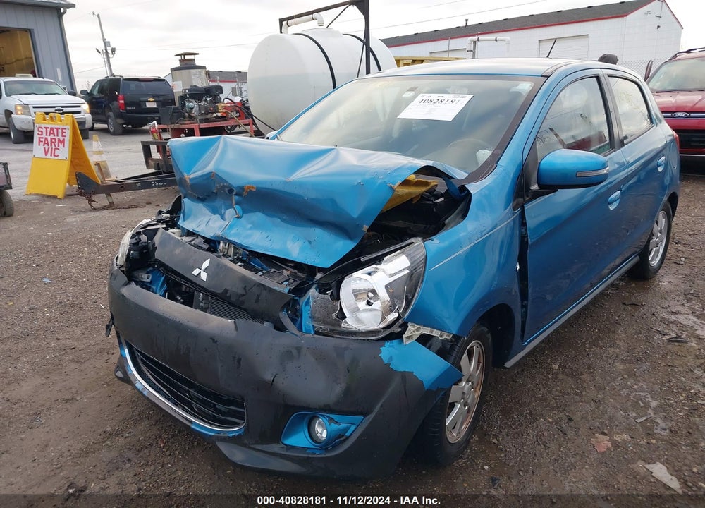 2015 MITSUBISHI MIRAGE ES VIN: ML32A4HJ1FH002251